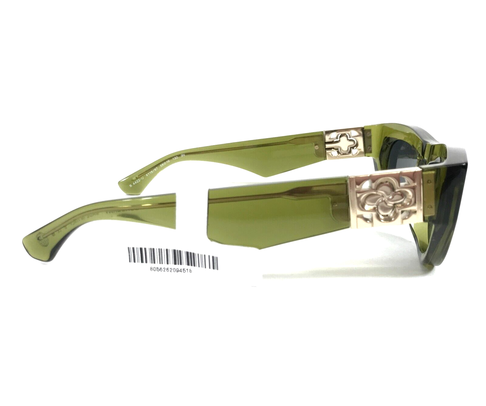 Burberry Transparent Green/Dark Grey (0BE4422U)